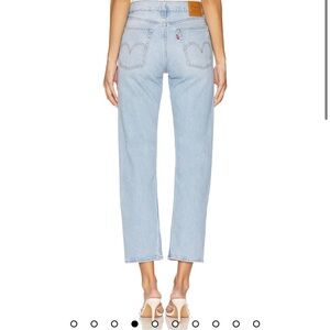 Levi's Light Blue Straight Leg Jeans